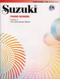 Suzuki Piano School Vol 6 Book + Cd Revised Sheet Music Songbook
