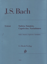 Bach Suites Sonatas Capriccios Without Fingering Sheet Music Songbook