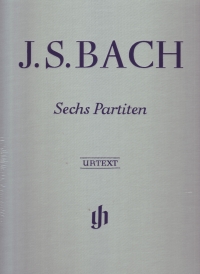 Bach Six Partitas Bwv825-830 With Fingering Hardbk Sheet Music Songbook