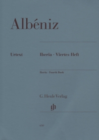 Albeniz Iberia Fourth Book Gertsch Piano Sheet Music Songbook
