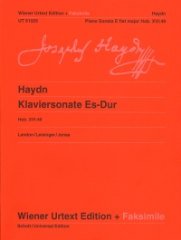Haydn Piano Sonata Hob Xvi:49 Eb Landon Leisinger Sheet Music Songbook