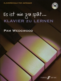 Es Ist Nie Zu Spat Klavier Zu Lernen Wedgwood + Cd Sheet Music Songbook