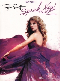 Taylor Swift Speak Now Easy Piano Sheet Music Songbook