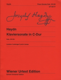 Haydn Piano Sonata C Hob Xvi:35 Landon Leisinger Sheet Music Songbook
