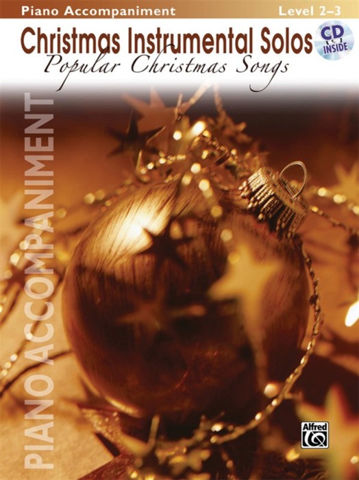 Christmas Instrumental Solos Popular Piano Accomps Sheet Music Songbook