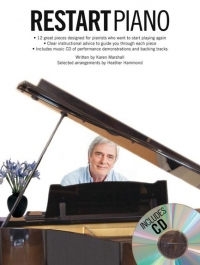 Restart Piano Marshall Book & Cd Sheet Music Songbook