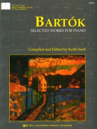 Bartok Selected Works For Piano Masters Sheet Music Songbook