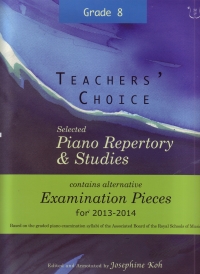 Teachers Choice Repertory Studies Exams13-14 Gr8 Sheet Music Songbook