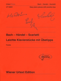 Bach Handel Scarlatti Easy Piano Pieces + Tips Sheet Music Songbook