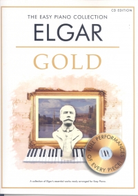 Elgar Gold The Easy Piano Collection Book & Cd Sheet Music Songbook