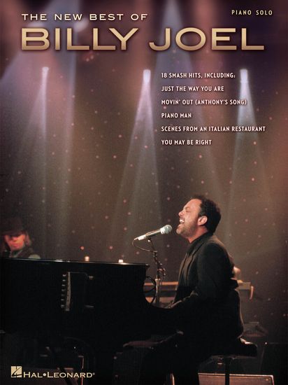 New Best Of Billy Joel 18 Smash Hits Piano Solo Sheet Music Songbook