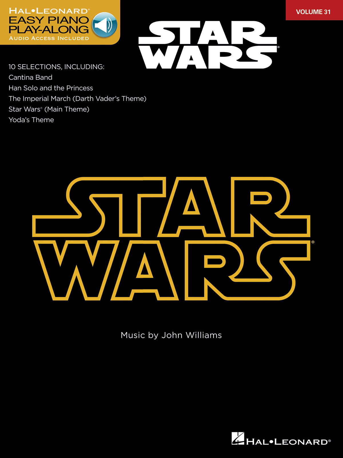 Easy Piano Play Along 31 Star Wars Book&audio Sheet Music Songbook