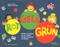 Rot Gelb Grun Otsch & Schneider Piano In German Sheet Music Songbook