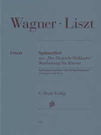 Wagner Liszt Spinning Song The Flying Dutchman Pf Sheet Music Songbook