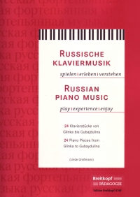 Russian Piano Music Grossmann Sheet Music Songbook