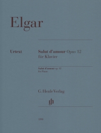 Elgar Salut Damour Op12 Piano Sheet Music Songbook