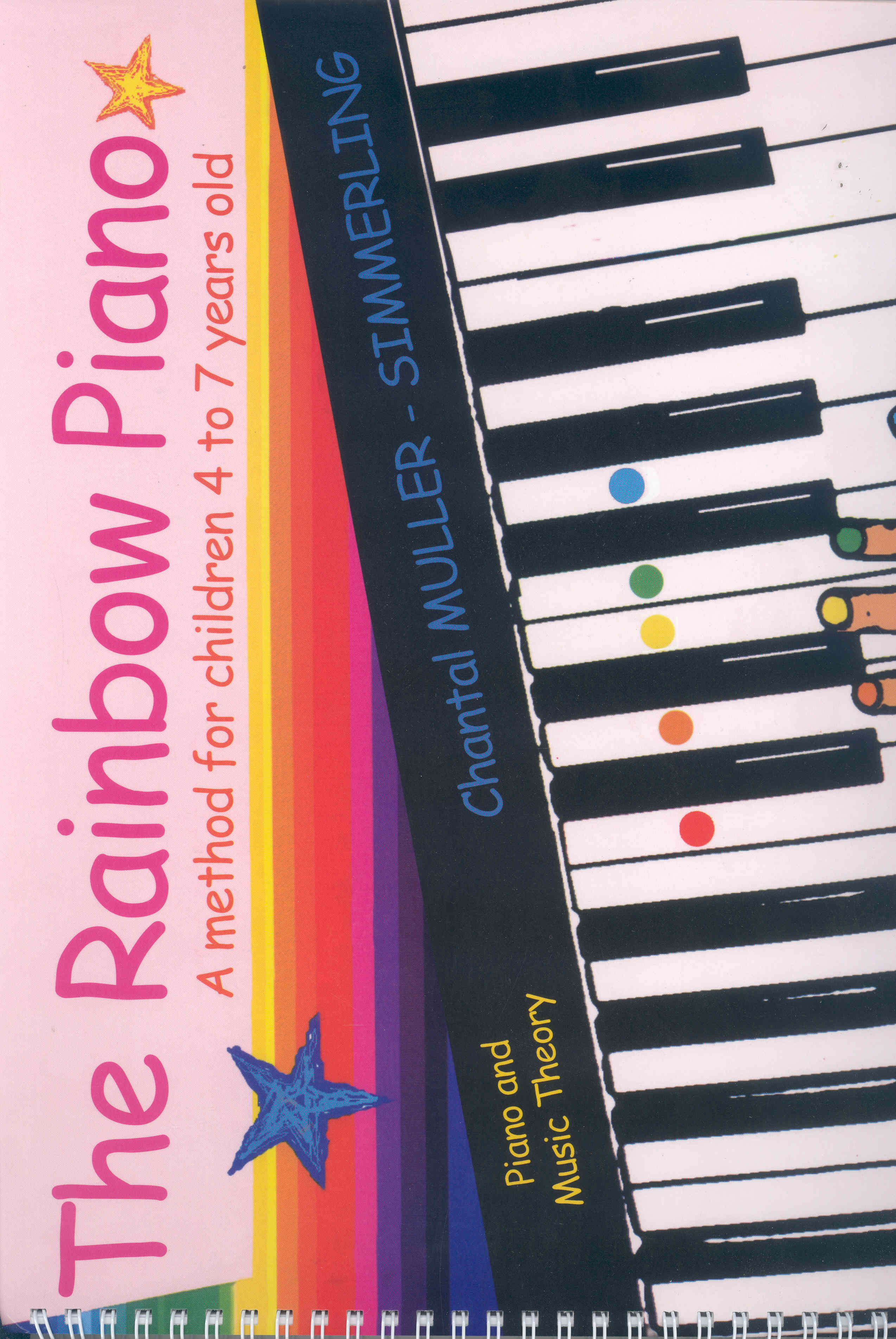 Rainbow Piano Method 4-7 Years Muller-simmerling Sheet Music Songbook