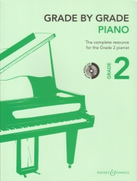 Grade By Grade Piano Grade 2 + Cd Farrington Sheet Music Songbook