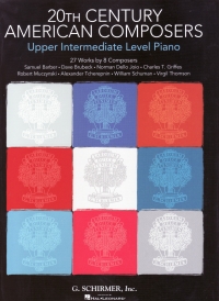 20th Century American Composers Upper Intermediate Sheet Music Songbook