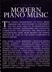 Library Of Modern Piano Music Sheet Music Songbook