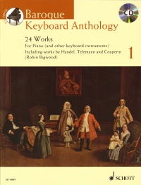 Baroque Keyboard Anthology 1 + Cd Sheet Music Songbook