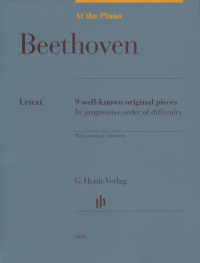 At The Piano: Beethoven 9 Well Known Pieces Sheet Music Songbook