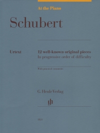 At The Piano: Schubert 12 Well Known Pieces Sheet Music Songbook