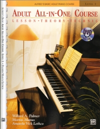 Alfred Basic Adult All-in-one Course 1 + Dvd Sheet Music Songbook