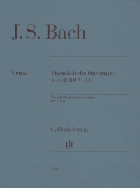 Bach French Overture Bmin Bwv831 Sheet Music Songbook