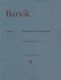 Bartok Romanian Folk Dances Somfai Piano Sheet Music Songbook