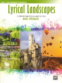 Lyrical Landscapes Book 2 Springer Piano Sheet Music Songbook