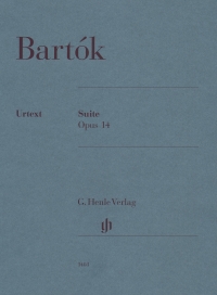 Bartok Suite Op14 Somfai Piano Sheet Music Songbook
