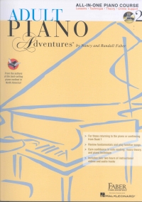 Adult Piano Adventures Piano All In One Book 2 Sheet Music Songbook