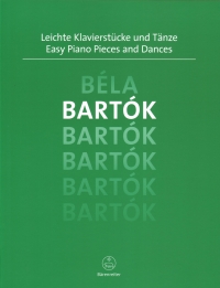 Bartok Easy Piano Pieces & Dances Sheet Music Songbook