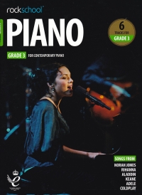 Rockschool Piano 2019 Grade 3 + Online Sheet Music Songbook