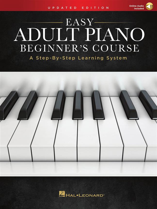 Easy Adult Piano Beginners Course Updated Ed. Sheet Music Songbook