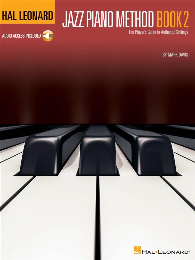 Hal Leonard Jazz Piano Method Book 2 + Online Sheet Music Songbook