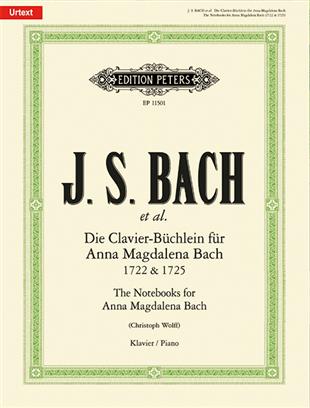 Bach The Notebooks For Anna Magdalena 1772 & 1725 Sheet Music Songbook