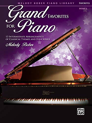 Grand Favorites For Piano 5 Melody Bober Piano Lib Sheet Music Songbook