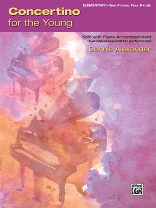 Alexander Concertino For The Young 2 Pianos 4 Hand Sheet Music Songbook