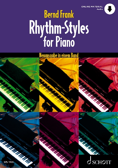 Frank Rhythm-styles For Piano Book & Online Audio Sheet Music Songbook
