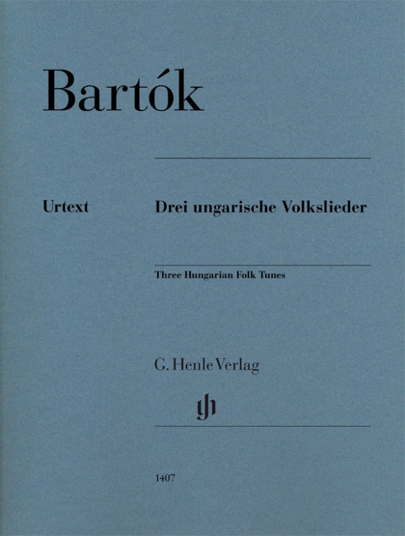 Bartok Three Hungarian Folk Tunes Piano Sheet Music Songbook