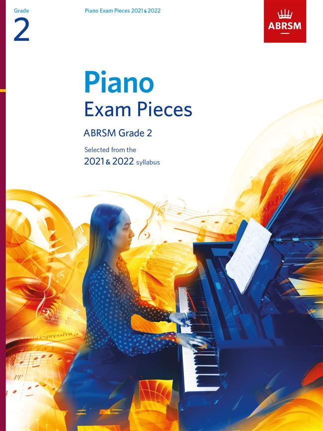 Piano Exams 2021-2022 Grade 2 Abrsm Sheet Music Songbook