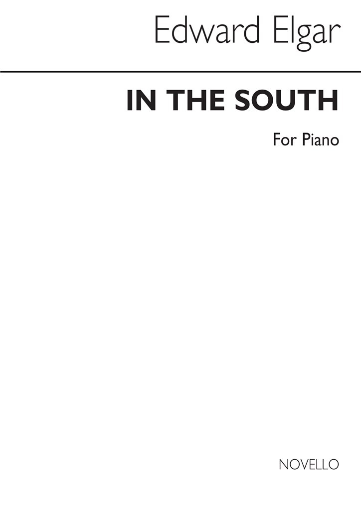 Elgar In The South Piano Solo Sheet Music Songbook