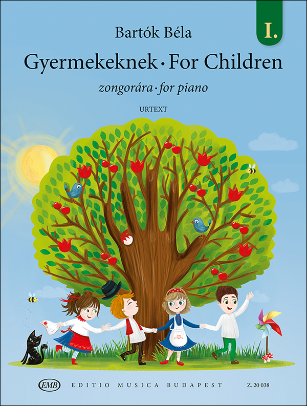 Bartok For Children Gyermekeknek Vol 1 Piano Sheet Music Songbook