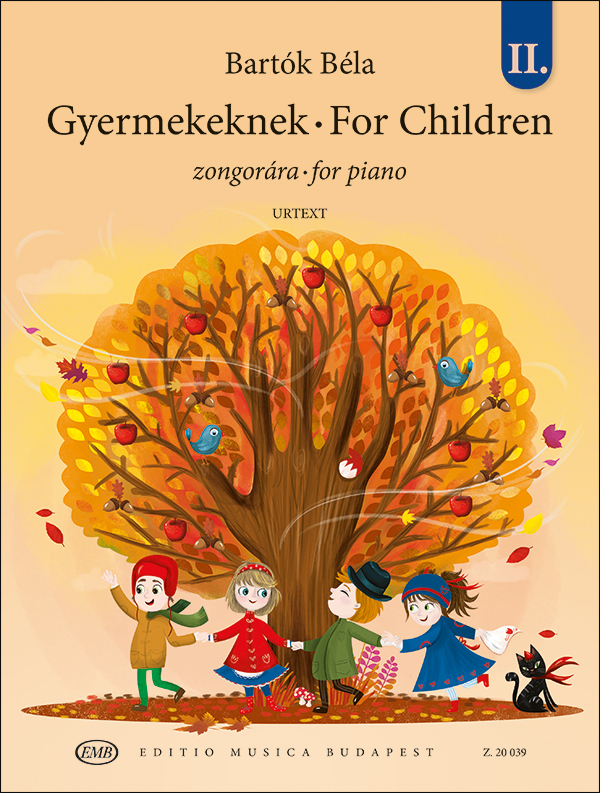 Bartok For Children Gyermekeknek Vol 2 Piano Sheet Music Songbook
