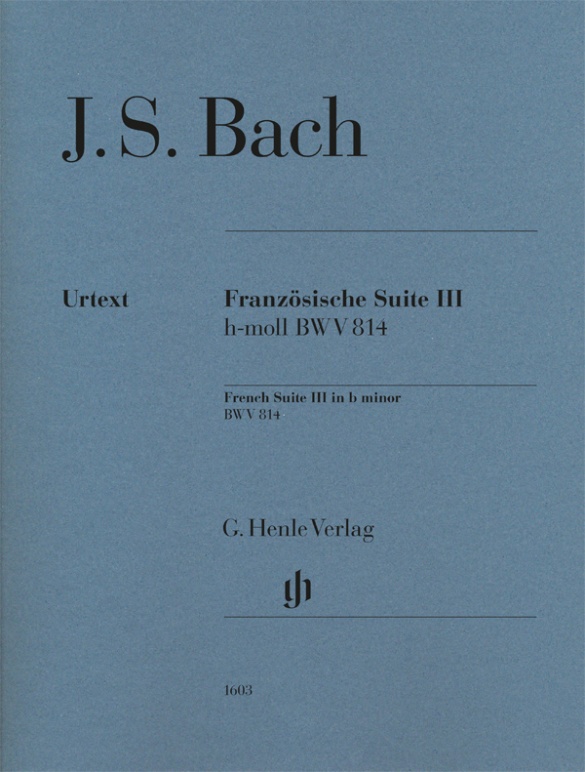 Bach French Suite Iii Bwv 814 Piano Sheet Music Songbook