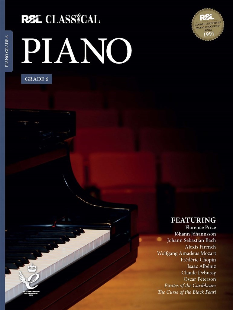 Rsl Classical Piano 2021 Grade 6 + Online Sheet Music Songbook