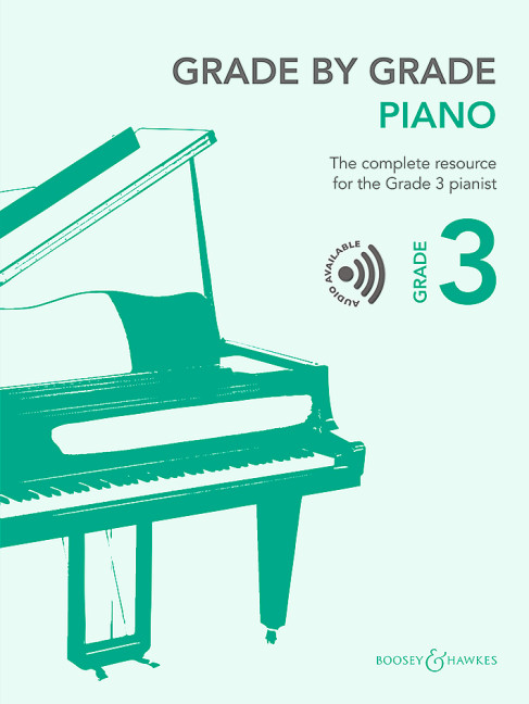 Grade By Grade Piano Grade 3 Book & Online Audio Sheet Music Songbook