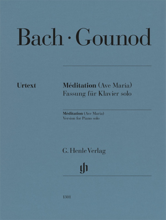 Bach Gounod Meditation Ave Maria Piano Sheet Music Songbook